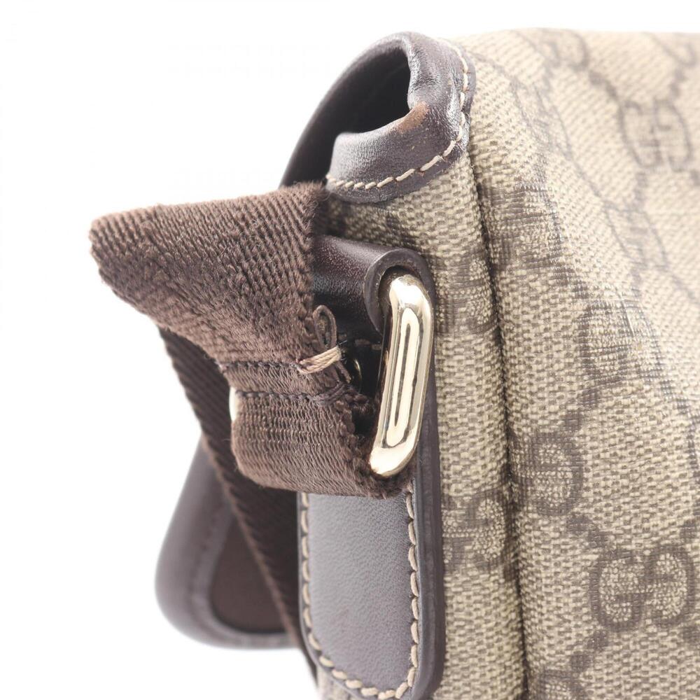 Gucci GG Supreme Shoulder Bag/Handbag, Coated Canvas and Leather, Women's, Be... - Picture 8 of 10